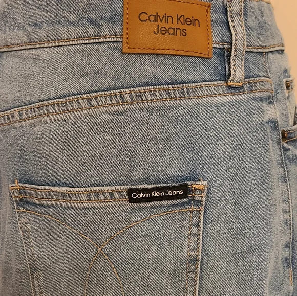 NWOT Calvin Klein blue jean skirt size 30 - Picture 8 of 13